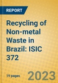 Recycling of Non-metal Waste in Brazil: ISIC 372- Product Image