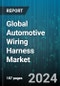 Global Automotive Wiring Harness Market by Component (Connectors, Terminals, Wires), Material Type (Metallic, Optical Fiber), Category, Transmission Type, Data Transmission Rate, Application, Vehicle Type - Forecast 2024-2030 - Product Thumbnail Image