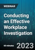Conducting an Effective Workplace Investigation - Webinar (Recorded)- Product Image