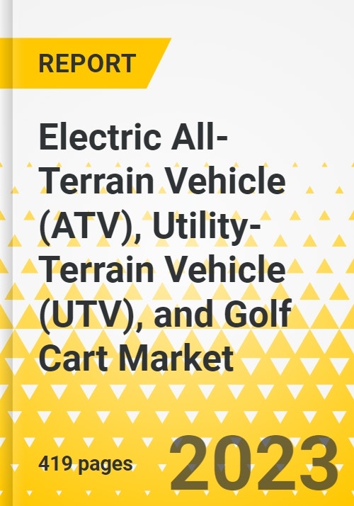 Electric AllTerrain Vehicle (ATV), UtilityTerrain Vehicle (UTV), and