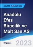Anadolu Efes Biracilik ve Malt San AS - Strategy, SWOT and Corporate Finance Report- Product Image