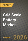 Grid Scale Battery Market Outlook 2026-2034: Market Share, and Growth Analysis by Battery Chemistry, Application- Product Image