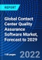 Global Contact Center Quality Assurance Software Market, Forecast to 2029 - Product Thumbnail Image