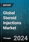 Global Steroid Injections Market by Product Type (Cortisone, Hydrocortisone, Methylprednisolone), Administration Route (Epidural, Intra-Articular, Intramuscular), Distribution Channel, Application - Forecast 2024-2030 - Product Image