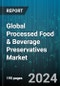 Global Processed Food & Beverage Preservatives Market by Product (Natural, Synthetic), Form (Liquid, Solid), Application - Forecast 2024-2030 - Product Image