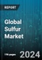 Global Sulfur Market by Manufacturing Process (Claus Process, Frasch Process), End User Industry (Chemical Processing, Fertilizer, Metal Manufacturing) - Forecast 2024-2030 - Product Image