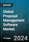 Global Proposal Management Software Market by Component (Service, Software), Deployment Type (Cloud, On-Premises), Organization size, Vertical - Forecast 2024-2030 - Product Thumbnail Image