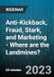 Anti-Kickback, Fraud, Stark, and Marketing - Where are the Landmines? - Webinar (Recorded) - Product Thumbnail Image