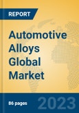 Automotive Alloys Global Market Insights 2023, Analysis and Forecast to 2028, by Manufacturers, Regions, Technology, Application, Product Type- Product Image