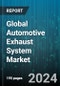 Global Automotive Exhaust System Market by Component (Catalytic Converter, Exhaust Manifold, Exhaust Pipes), Fuel Type (Diesel, Gasoline), System Type, Vehicle Type, Distribution - Forecast 2024-2030 - Product Image