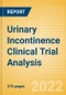 Urinary Incontinence Clinical Trial Analysis by Trial Phase, Trial Status, Trial Counts, End Points, Status, Sponsor Type, and Top Countries, 2022 Update - Product Thumbnail Image