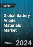 Global Battery Anode Materials Market by Material (Active Anode Materials, Anode Binders, Anode Foils), Battery Product (Battery Pack, Cell), End-Use - Forecast 2024-2030- Product Image