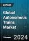 Global Autonomous Trains Market by Component (Accelerometer, Camera, Odometer), Train Type (High-Speed Rail/Bullet Train, Light Rail, Metro/Monorail), Grade, Application - Forecast 2024-2030 - Product Image