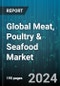 Global Meat, Poultry & Seafood Market by Product (Meat, Poultry, Seafood), Type (Conventional, Organic), Form, Distribution Channel - Forecast 2024-2030 - Product Image