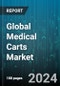 Global Medical Carts Market by Product (Medication Carts, Mobile Computing Carts, Storage Columns, Cabinets, & Accessories), Types (Anesthesia Cart, Computer Medical Cart, Emergency Cart), Material Type, End User - Forecast 2024-2030 - Product Thumbnail Image