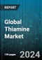 Global Thiamine Market by Formulation (Capsules, Crystals, Injection solution), Application (Dietary Supplements, Food & Beverages, Pharmaceuticals) - Forecast 2024-2030 - Product Thumbnail Image