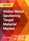 Global Metal Sputtering Target Material Market, by Type, by Application, Estimation & Forecast, 2017-2030- Product Image