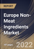Europe Non-Meat Ingredients Market Size, Share & Industry Trends Analysis Report by Ingredient, Meat Type, Product Type, Country and Growth Forecast, 2022-2028- Product Image