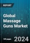 Global Massage Guns Market by Power Source (Battery Charged, Electric Charged), End-User (Athletes, Chiropractor, Expectant Women) - Forecast 2024-2030 - Product Thumbnail Image