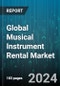 Global Musical Instrument Rental Market by Instrument Type (Drums & Percussion, Guitar & Bass, Piano), Service Mode (Offline, Online) - Forecast 2024-2030 - Product Image