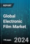 Global Electronic Film Market by Film Type (Conductive, Non-Conductive), Material Type (Indium Tin Oxide on Glass, Indium Tin Oxide on PET, Metal Mesh), Application - Forecast 2024-2030 - Product Image