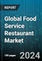 Global Food Service Restaurant Market by Type (Buffet Restaurants, Café & Bars, Casual Dining Restaurants), Structure (Chained Service Providers, Independent Service Providers), Cuisine - Forecast 2024-2030 - Product Image