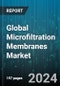 Global Microfiltration Membranes Market by Type (Cellulosis, Ceramic, Fluorinated Polymers), Filtration Mode (Cross Flow, Direct Flow), Application - Forecast 2024-2030 - Product Image