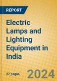 Electric Lamps and Lighting Equipment in India: ISIC 315- Product Image