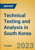 Technical Testing and Analysis in South Korea- Product Image
