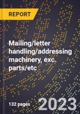 2024 Global Forecast for Mailing/letter handling/addressing machinery, exc. parts/etc.(410) (2025-2030 Outlook)-Manufacturing & Markets Report- Product Image