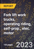 2024 Global Forecast for Fork lift work trucks, operating riding, self-prop., elec. motor (2025-2030 Outlook)-Manufacturing & Markets Report- Product Image