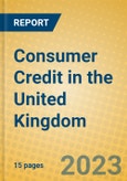 Consumer Credit in the United Kingdom- Product Image