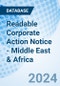 Readable Corporate Action Notice - Middle East & Africa - Product Image