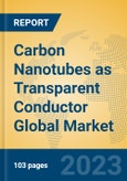 Carbon Nanotubes as Transparent Conductor Global Market Insights 2023, Analysis and Forecast to 2028, by Manufacturers, Regions, Technology, Product Type- Product Image