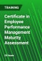 Certificate in Employee Performance Management Maturity Assessment - Product Thumbnail Image
