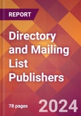 Directory and Mailing List Publishers - 2024 U.S. Market Research Report with Updated Recession Risk Forecasts- Product Image