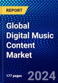 Global Digital Music Content Market (2023-2028) Competitive Analysis, Impact of Covid-19, Ansoff Analysis- Product Image
