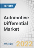 Automotive Differential Market by Type (Open, Locking, Limited Slip, Electronic Limited Slip, Torque-Vectoring), Drive Type (FWD, RWD, 4WD/AWD), OE Component, On- & Off-Highway Vehicle, Electric Vehicle, Aftermarket & Region - Global Forecast to 2027- Product Image