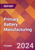 Primary Battery Manufacturing - 2024 U.S. Market Research Report with Updated Recession Risk Forecasts- Product Image