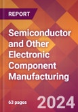 Semiconductor and Other Electronic Component Manufacturing - 2024 U.S. Market Research Report with Updated Recession Risk Forecasts- Product Image