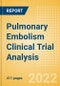 Pulmonary Embolism Clinical Trial Analysis by Trial Phase, Trial Status, Trial Counts, End Points, Status, Sponsor Type, and Top Countries, 2022 Update - Product Thumbnail Image