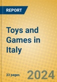 Toys and Games in Italy- Product Image