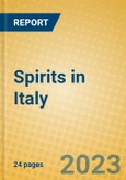 Spirits in Italy- Product Image