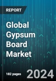 Global Gypsum Board Market by Product (Ceiling Board, Pre-Decorated Boards, Wallboard), Application (Commercial, Industrial, Institutional) - Forecast 2024-2030- Product Image