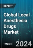 Global Local Anesthesia Drugs Market by Drug Type (Bupivacaine, Chloroprocaine, Lidocaine), Type (Over-the-Counter, Prescription), Mode of Administration, Distribution Channel, End-Use - Forecast 2024-2030- Product Image