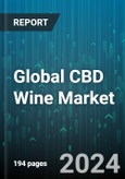 Global CBD Wine Market by Product (Low-Based CBD Wine, Marijuana-Based Wine), Source (Hemp-Based CBD Wine, Marijuana-Based Wine), Packaging, Distribution Channel - Forecast 2024-2030- Product Image