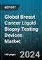 Global Breast Cancer Liquid Biopsy Testing Devices Market by Offerings (Assay & Reagents Kits, Instruments), Circulating Biomarker (Circulating Tumar DNA, Circulating Tumor Cell, Extracellular Vesicles), End-User, Appplication - Forecast 2024-2030 - Product Image