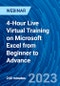 4-Hour Live Virtual Training on Microsoft Excel from Beginner to Advance - Webinar (Recorded) - Product Image