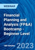 Financial Planning and Analysis (FP&A) Bootcamp - Beginner Level - Webinar (Recorded)- Product Image