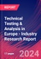 Technical Testing & Analysis in Europe - Industry Research Report - Product Thumbnail Image